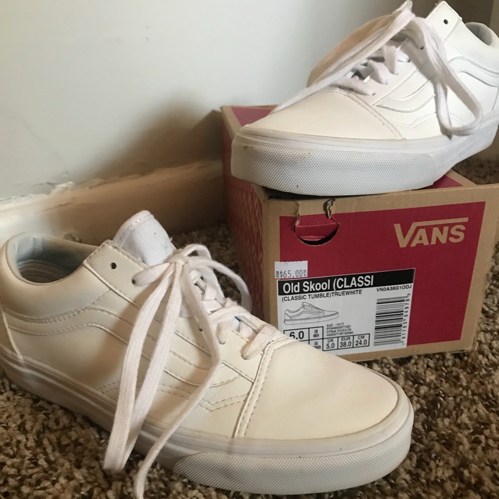 Leather Old School Vans